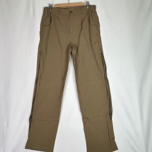Rail riders Insect Shield Repellent Apparel Cargo Pants Khaki Full Zip Leg